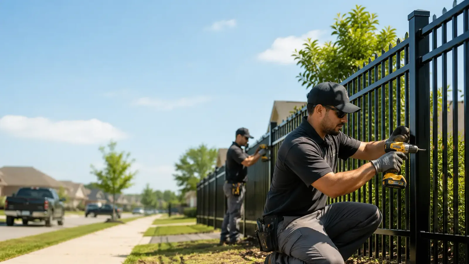 Metal Fence Installation in Portland, CT